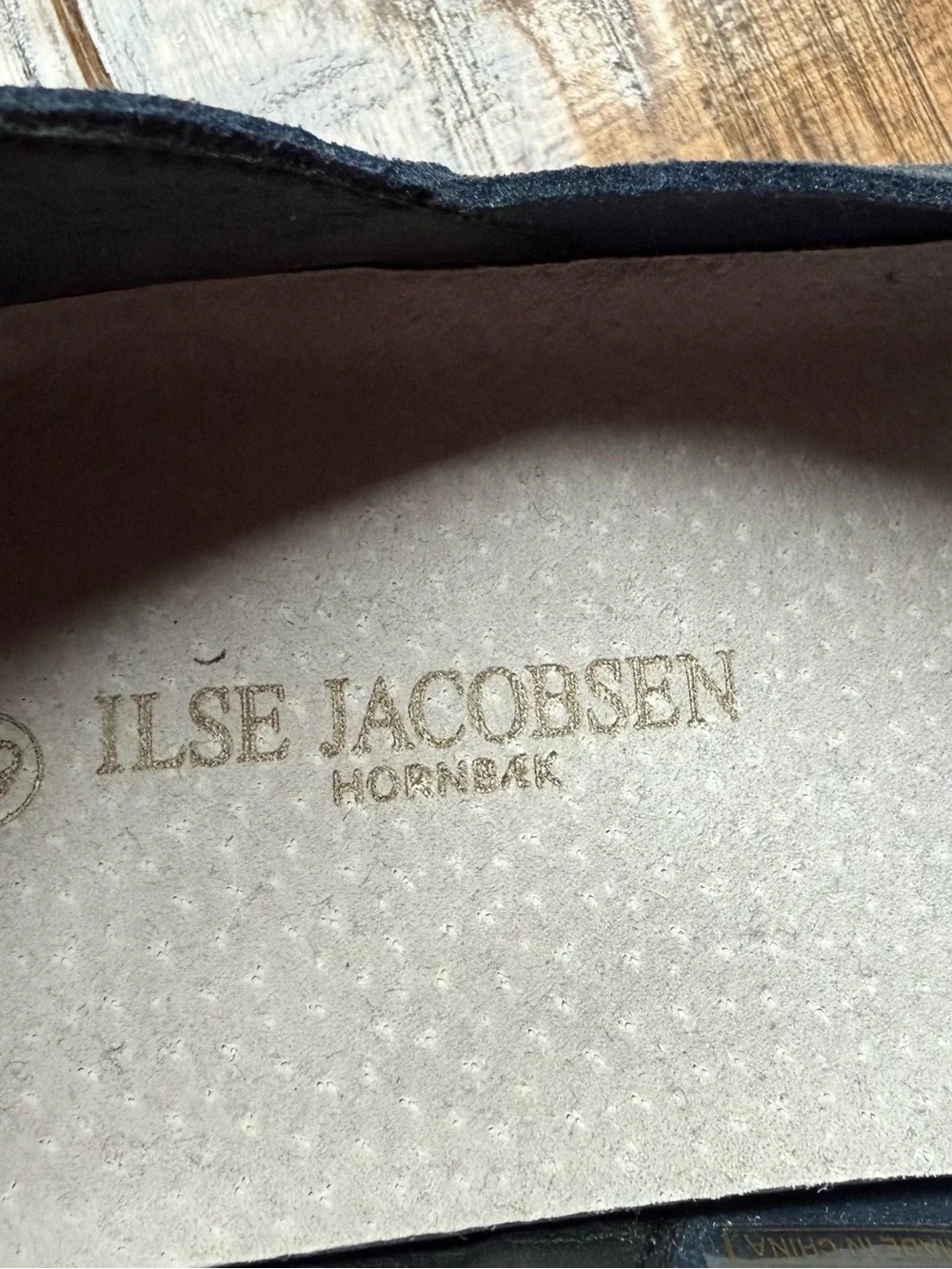 Ilse Jacobsen Navy Blue Cutout Slip-On Platform Shoes